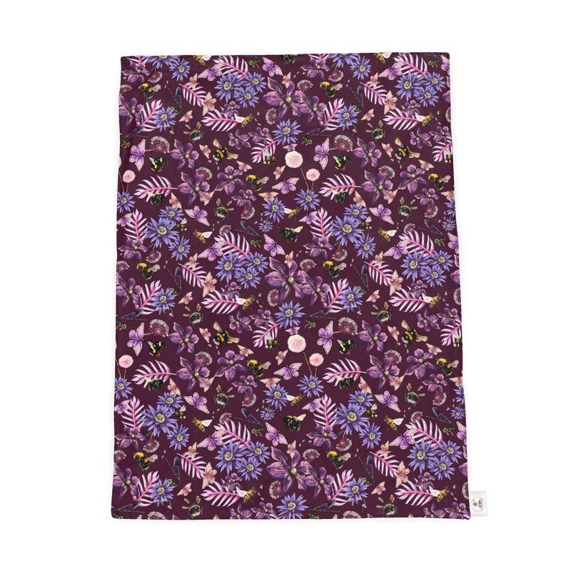 Wildflowers and Bees Sofa Bed Throw