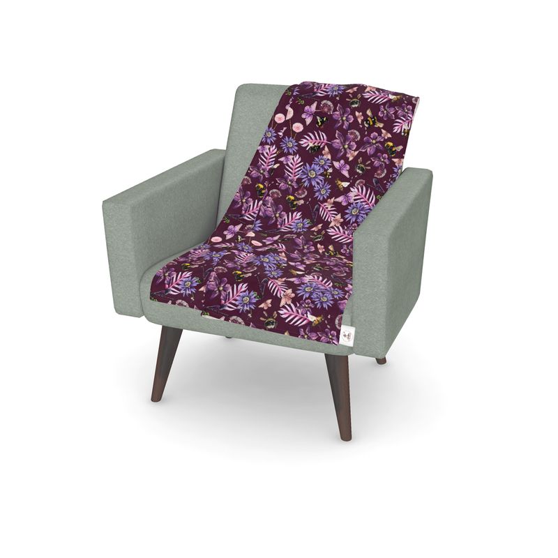 Wildflowers and Bees Sofa Bed Throw
