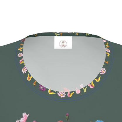 Running Hare Poppy Wildflower Cotton Shirt
