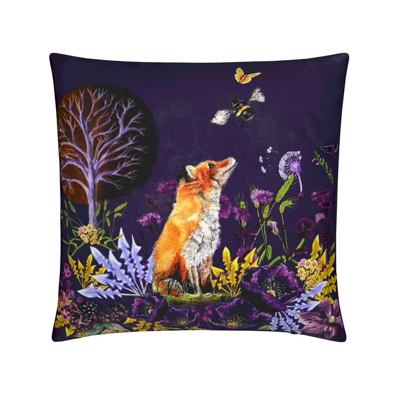 Fox Messenger Velvet Cushion