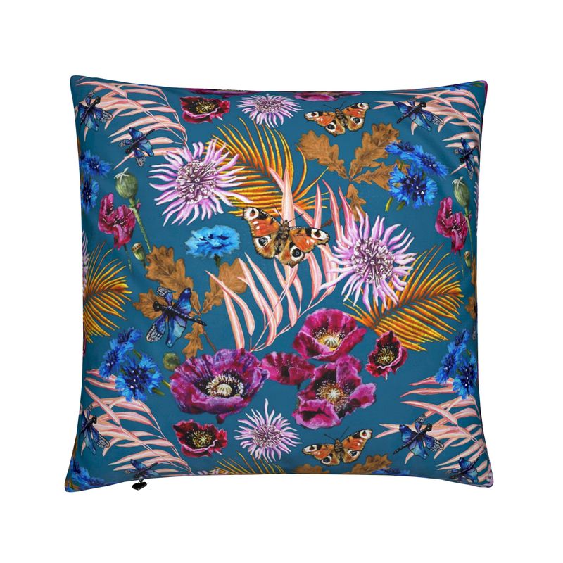 Messenger Robin Velvet Cushion