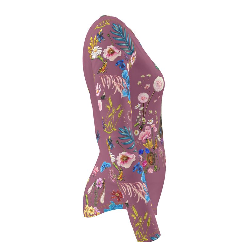 Cat Lovers Wildflower Cotton Shirt