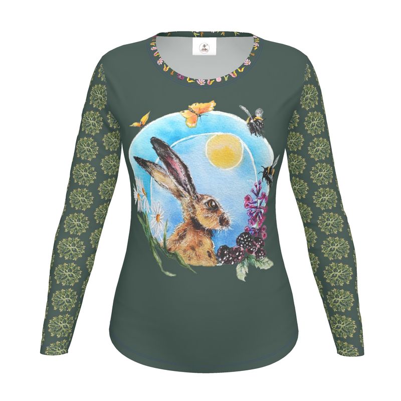 Hare in the Wilds Cotton T-Shirt