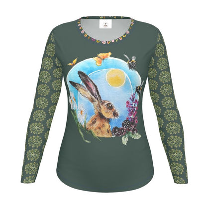 Hare in the Wilds Cotton T-Shirt