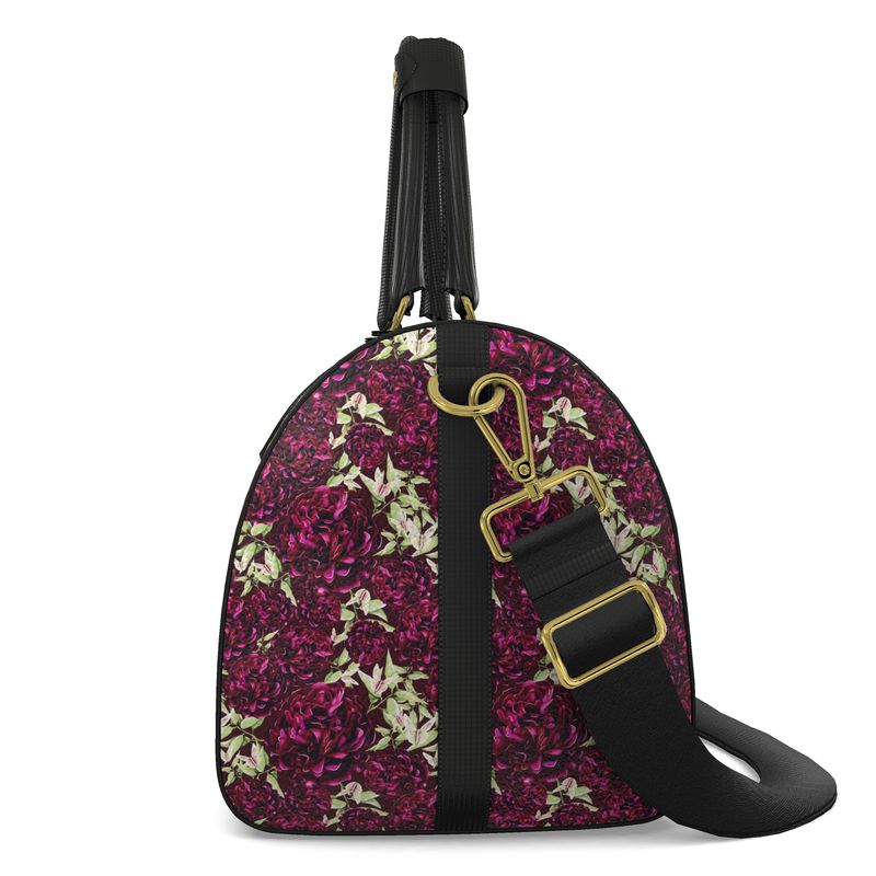 Dragonfly Peony Duffle Bag - Limited Edition