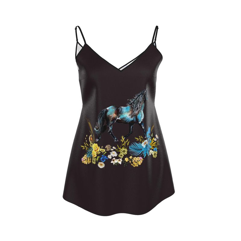 Horse Messenger Mini Slip Dress