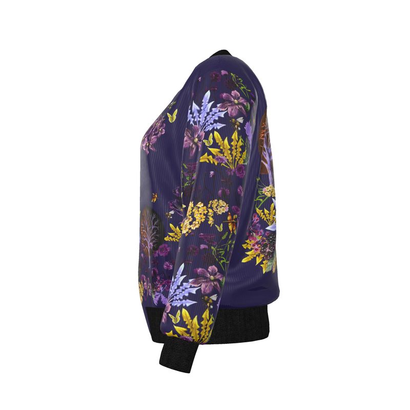 Fox Messenger Reversible Silk Bomber Jacket