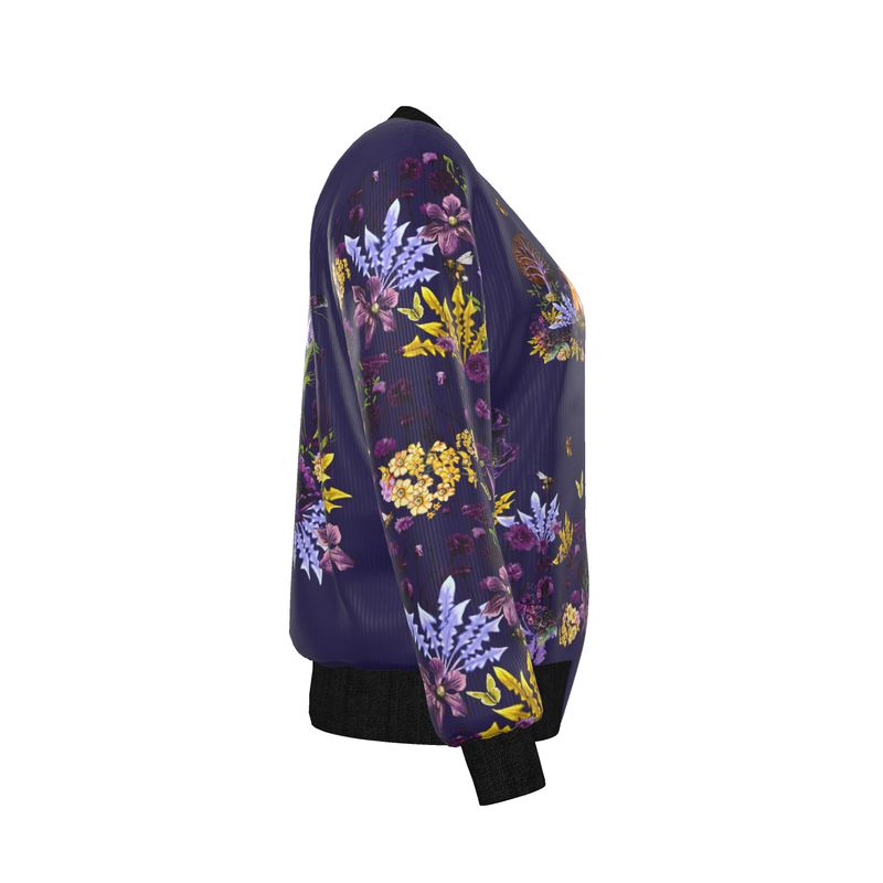 Fox Messenger Reversible Silk Bomber Jacket