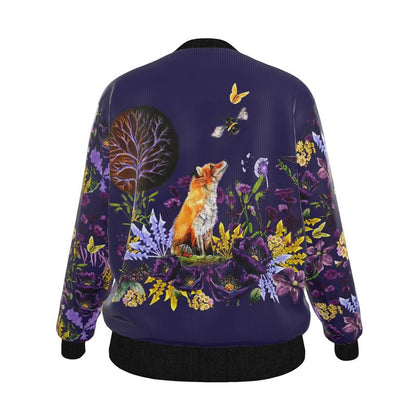 Fox Messenger Reversible Silk Bomber Jacket