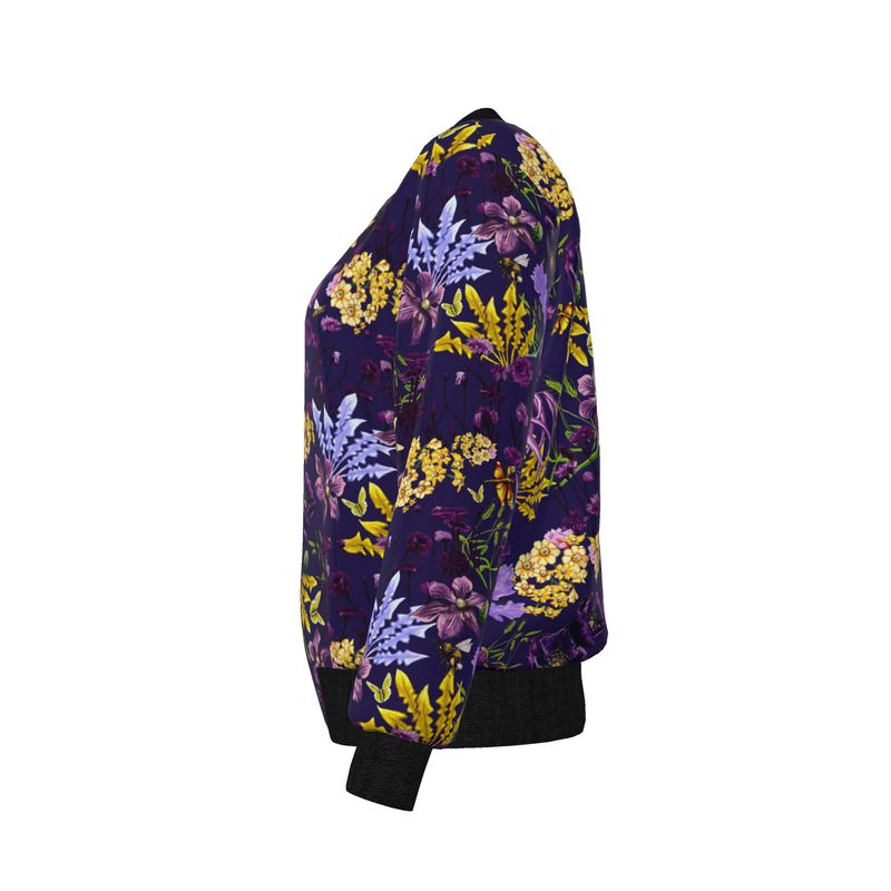Fox Messenger Reversible Silk Bomber Jacket
