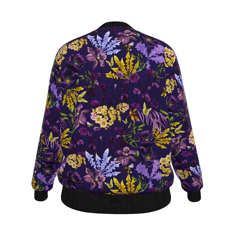 Fox Messenger Reversible Silk Bomber Jacket