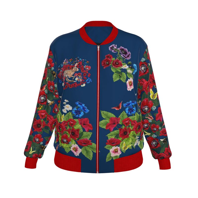 Running Hare Ladies Waterproof Bomber Jacket