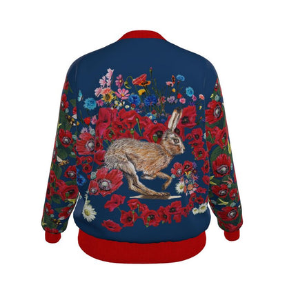 Running Hare Ladies Waterproof Bomber Jacket