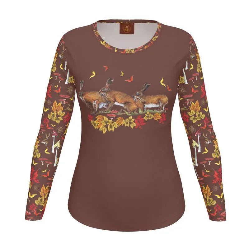Autumn Hare Run Top - Elizabeth's Boutique