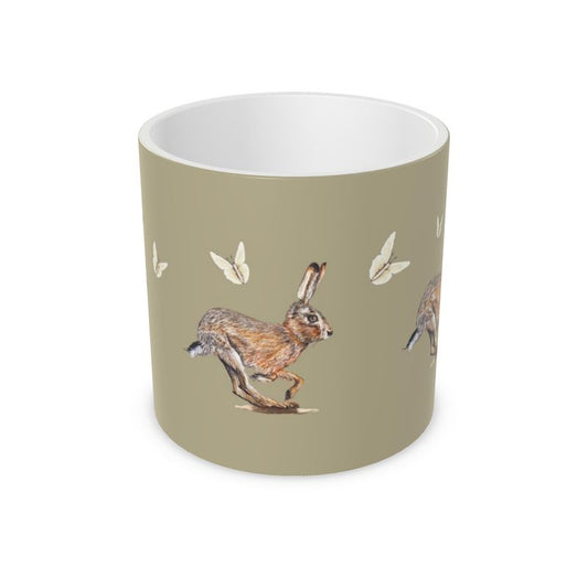 Running Hare Plant Pot