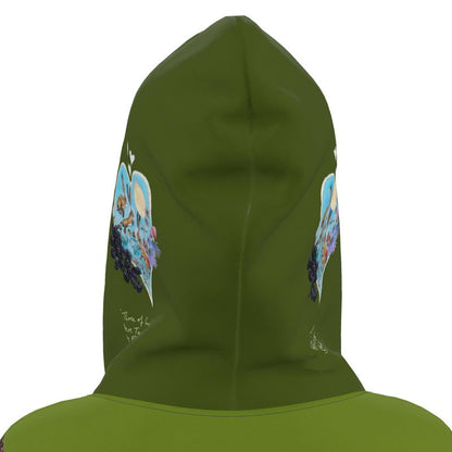 Three of Cups Hare Tarot Deck Hoodie Dress