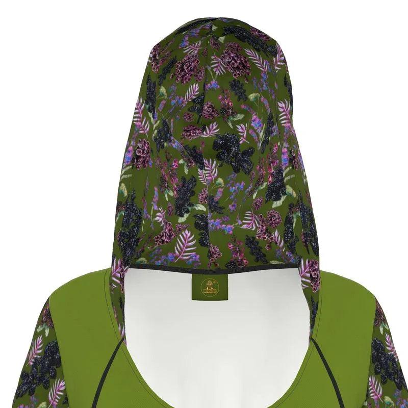 Three of Cups Hare Tarot Deck Hoodie Dress - Elizabeth's Boutique