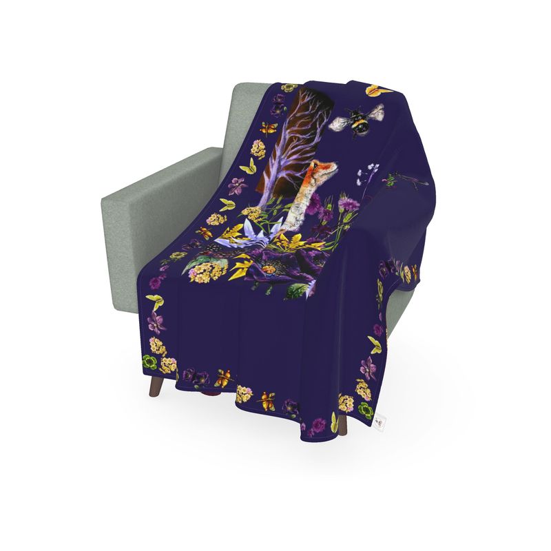 Clever Fox Luxury Cotton Throw