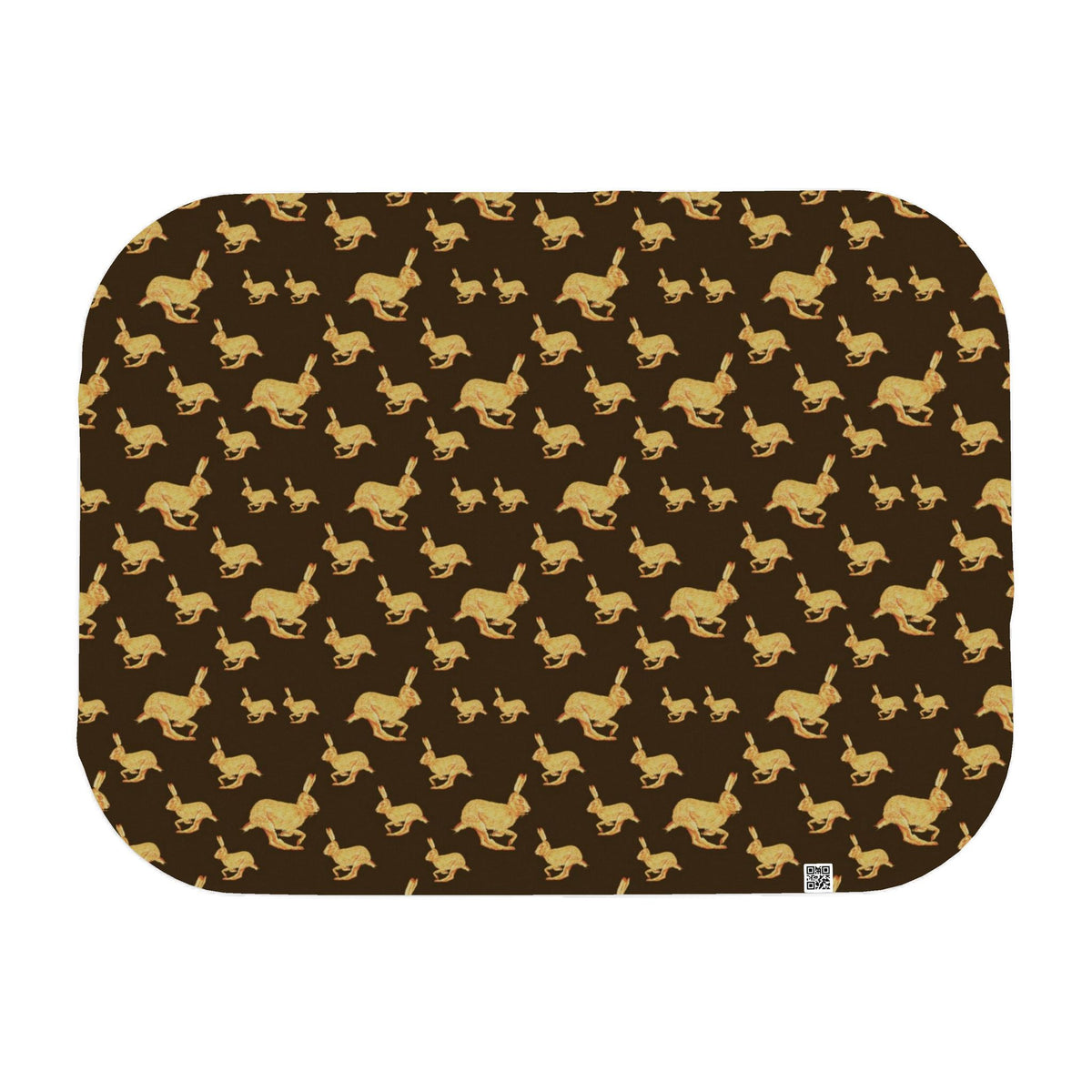 Golden Hares Single Layer Dogs Blanket