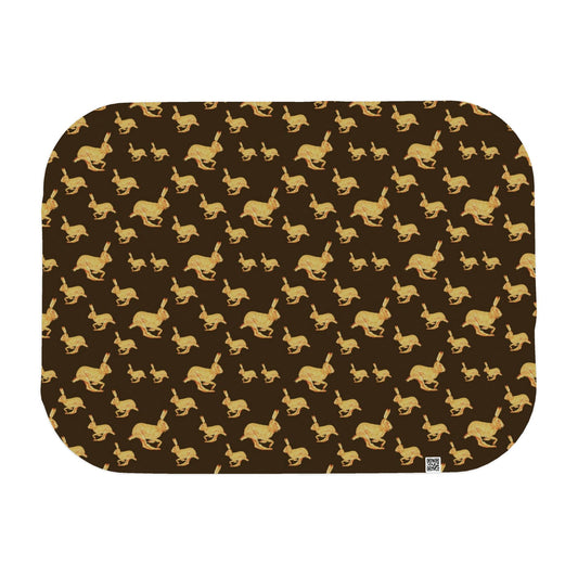 Golden Hares Single Layer Dogs Blanket