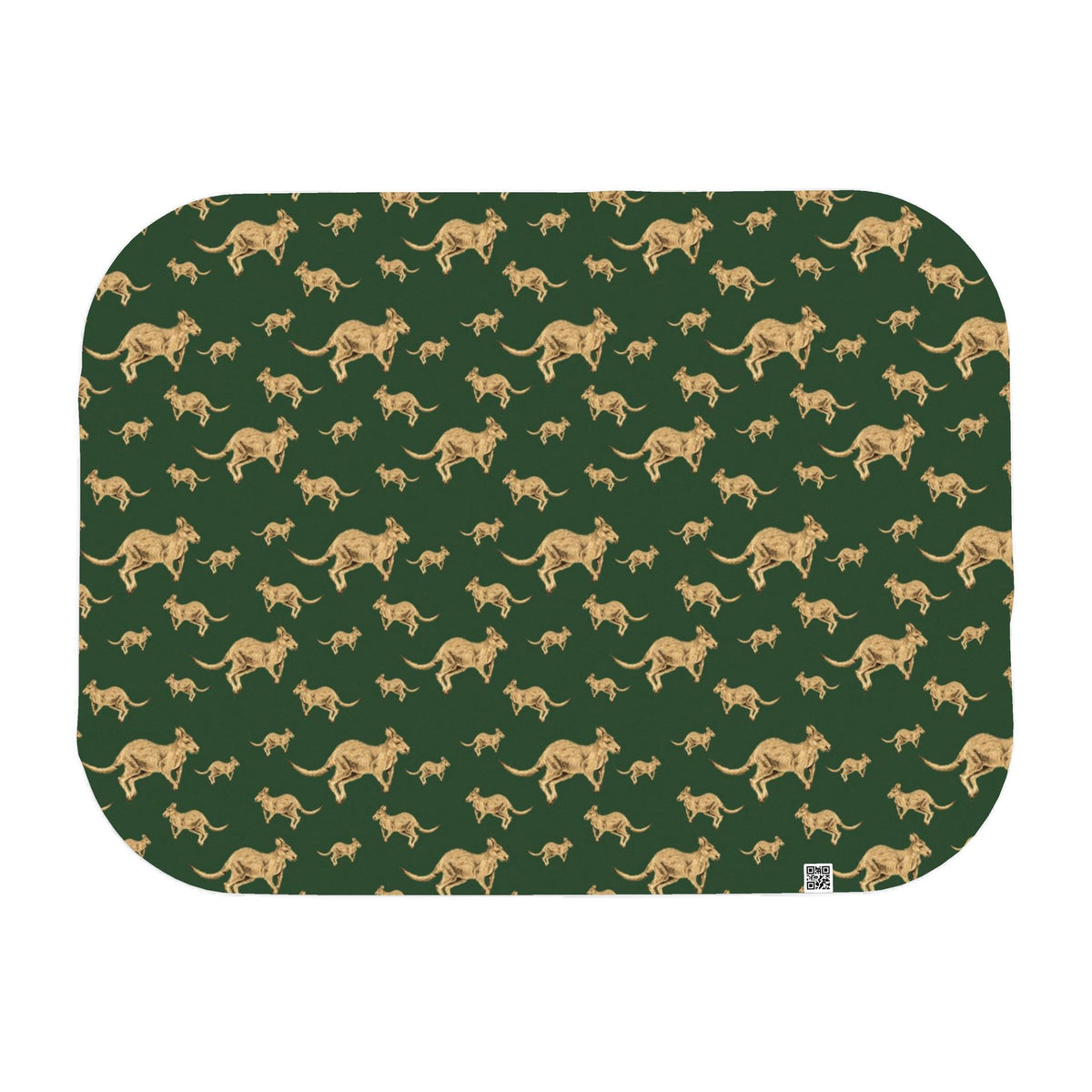 Golden Kangaroo Single Layer Dogs Blanket