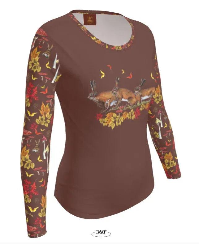 Autumn Hare Run Top - Elizabeth's Boutique