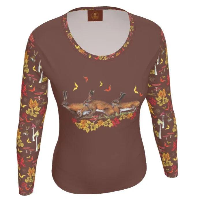 Autumn Hare Run Top - Elizabeth's Boutique