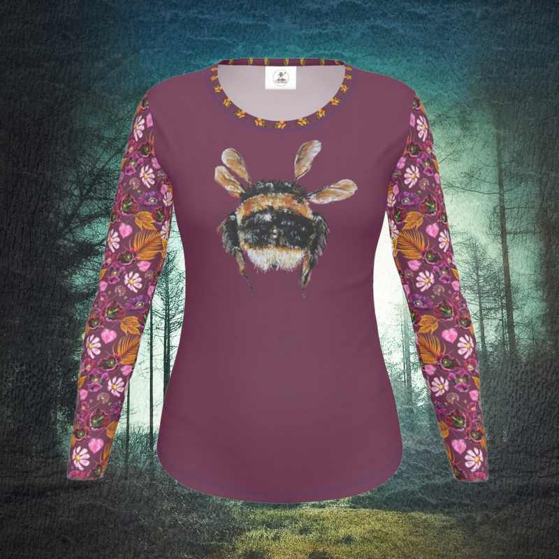 Golden Pinks Love Bee Lovers Cotton Shirt