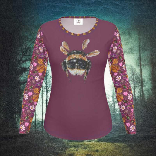 Golden Pinks Love Bee Lovers Cotton Shirt