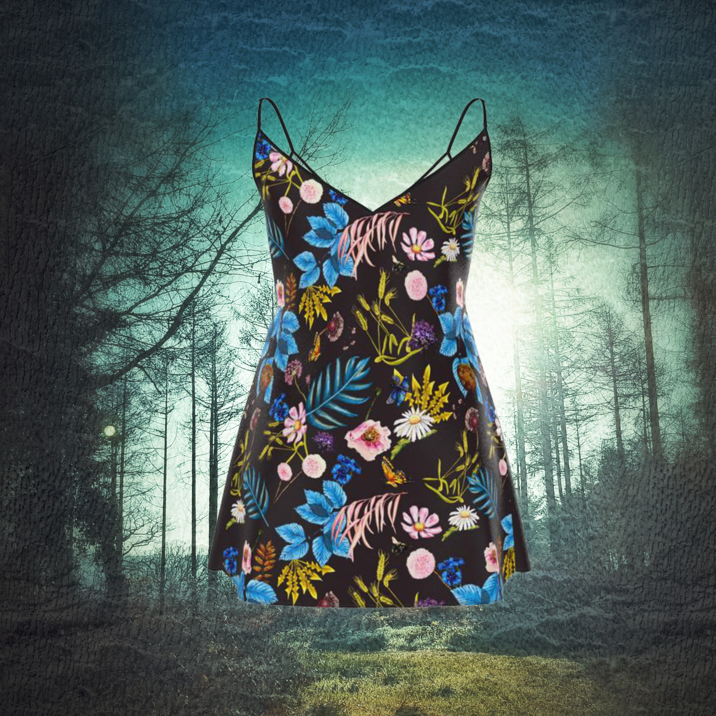 Horse Messenger Mini Slip Dress