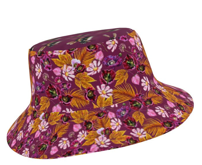 Bumble Bee Pinks and Golds Natty Hat