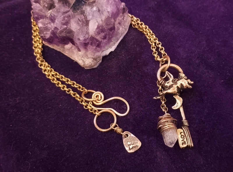Cosmic Moon Connection Herkimer Diamond Portal Key