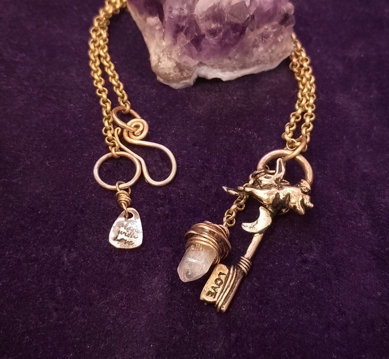 Cosmic Moon Connection Herkimer Diamond Portal Key