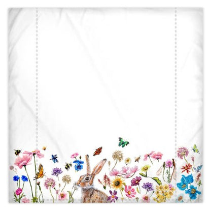 Hares Delight Duvet Pillow Set 100% Organic Cotton (300 thread count)
