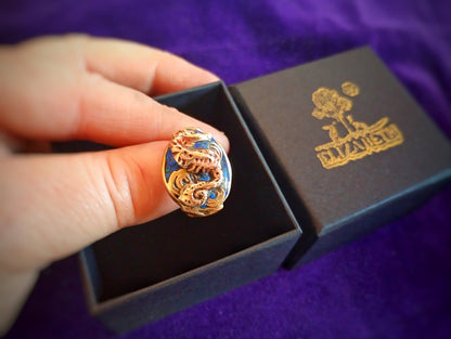 Dragon Seahorse Ring (reserved for KB)