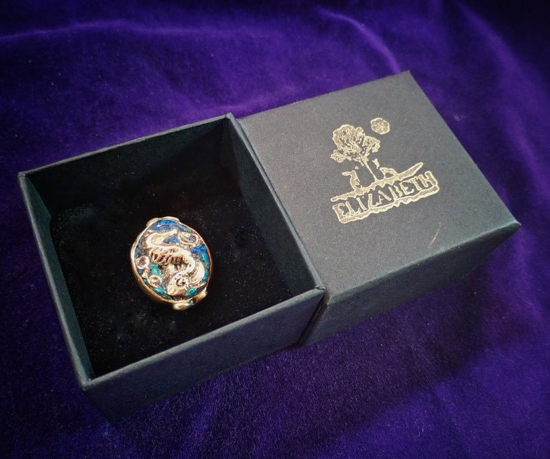 Dragon Seahorse Ring (reserved for KB)