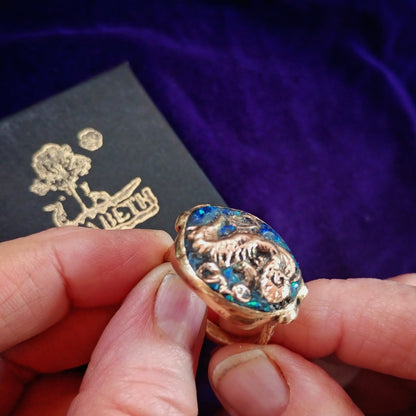 Dragon Seahorse Ring (reserved for KB)