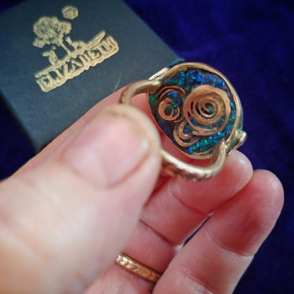 Dragon Seahorse Ring (reserved for KB)