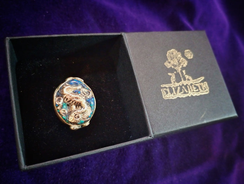 Dragon Seahorse Ring (reserved for KB)