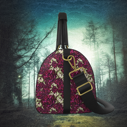 Dragonfly Peony Duffle Bag - Limited Edition