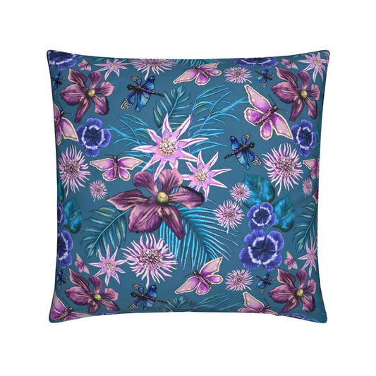Dreamy Hare Velvet Natty Cushion Elizabeth's Boutique Dragonfly Butterfly Floral Decoration Sofa Bedding