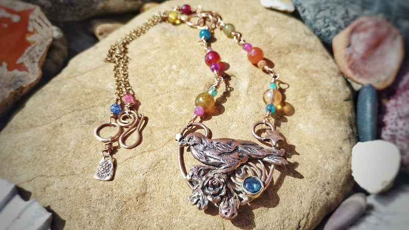 Wisdom of the Crow Necklace