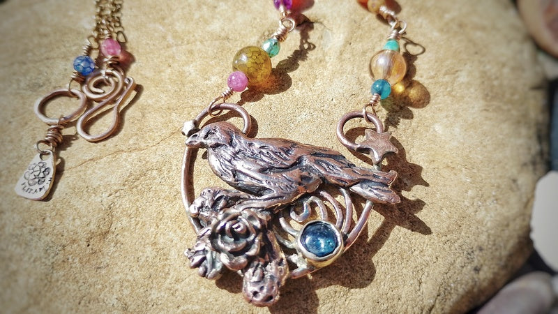 Wisdom of the Crow Necklace