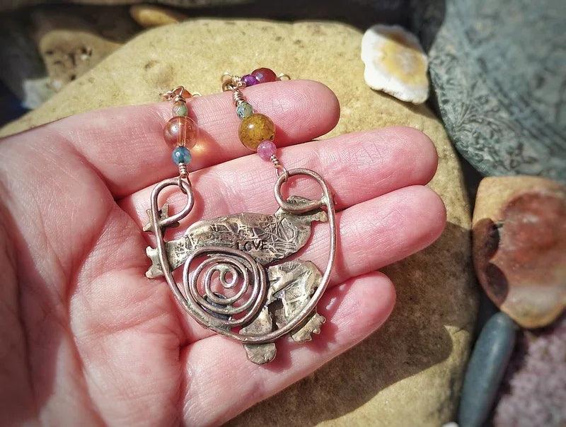 Wisdom of the Crow Necklace - Elizabeth's Boutique