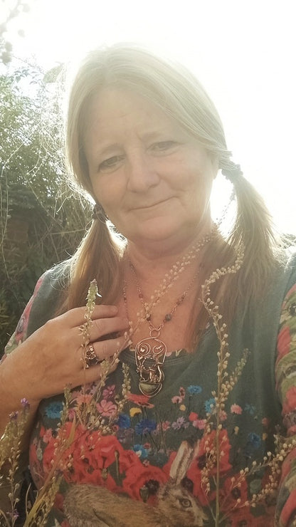 Underworld Labradorite Shroom Necklace
