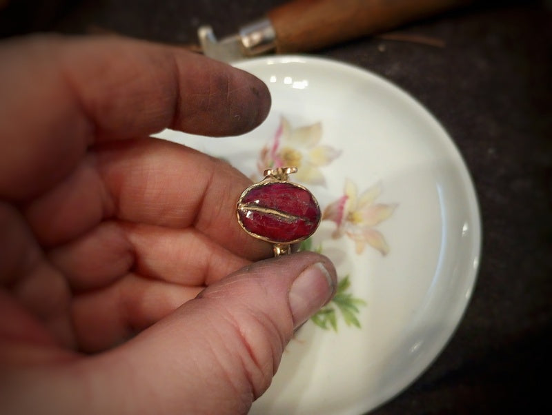 Ruby Kintsugi Heart and Soul