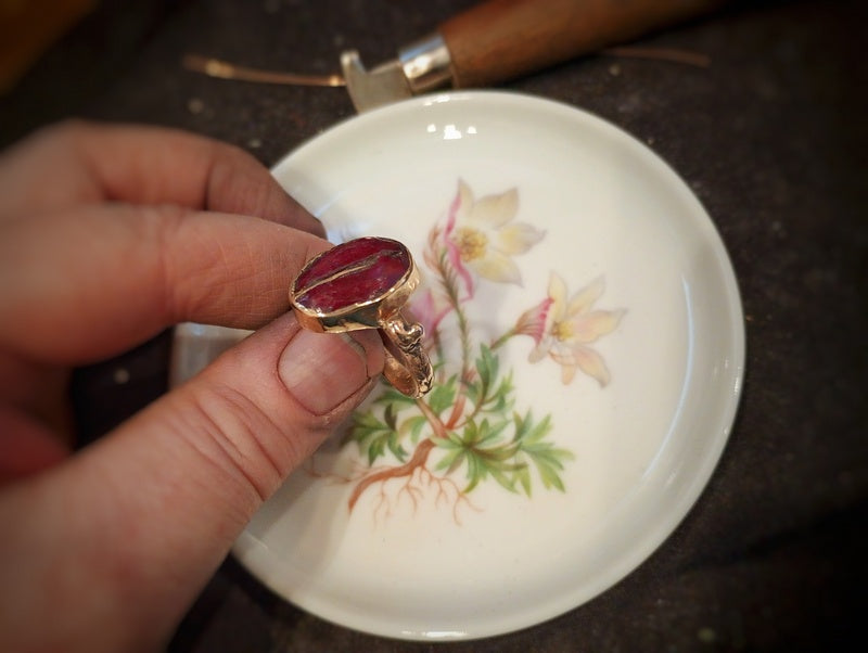 Ruby Kintsugi Heart and Soul