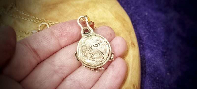 Sacred Heart Opal Necklace