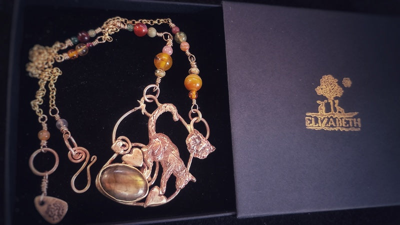 The Owl and the Pussycat Labradorite Necklace
