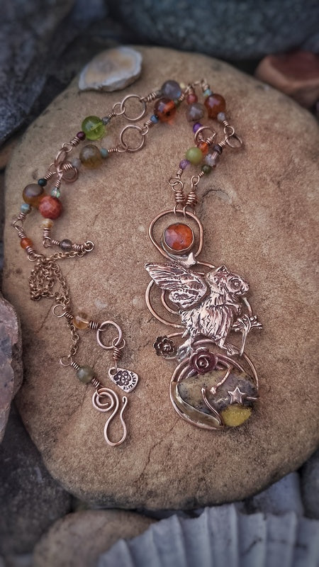 Angel Mouse Necklace